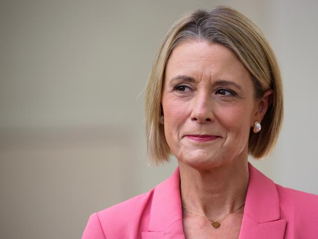 SYDNEY, AUSTRALIA - NewsWire Photos MARCH 30, 2021: Senator Kristina Keneally is in Sydney today and will doorstop following session two of the ALP Special Platform Conference in Sydney, Australia. Picture: NCA NewsWire / Gaye Gerard