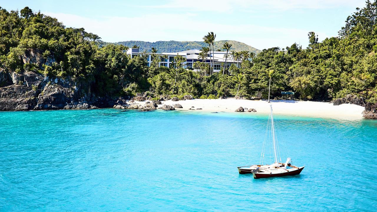 Jamie and Dave enjoyed the tropical paradise that is Daydream Island Resort. Photo: Contributed