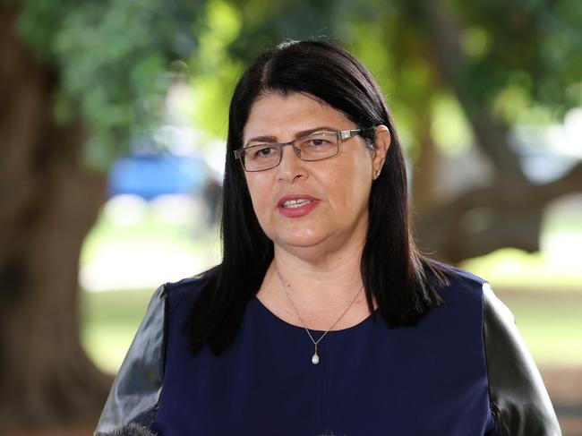 Education Minister Grace Grace during a press conference. Picture: Liam Kidston