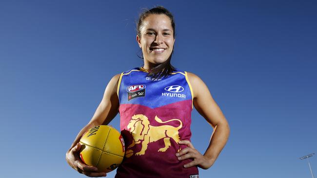 Lions player Ally Anderson is ready for the Western Bulldogs’ visit. Picture: AAP