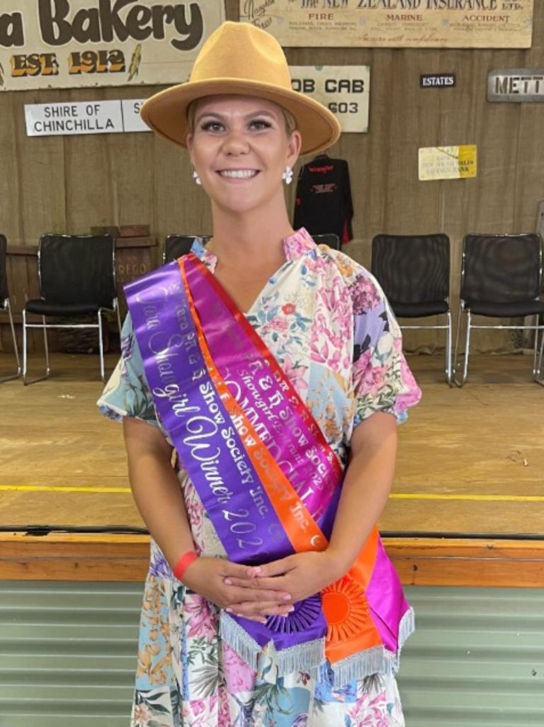 The 2023 Tara Miss Showgirl winner Kennedy Stenzel will make her way to the Toowoomba Royal Show to compete in the Darling Downs comp. Picture: contributed