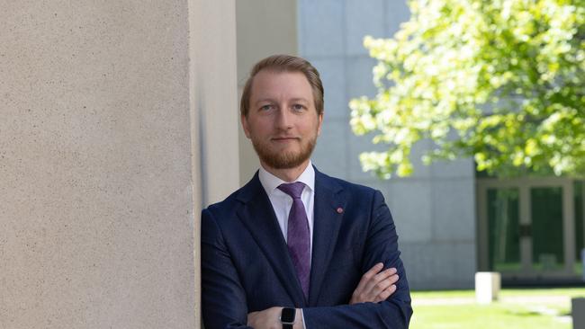 Senator James Paterson says the Coalition will release economic policies earlier in the term this time. Picture: NCA NewsWire / Gary Ramage