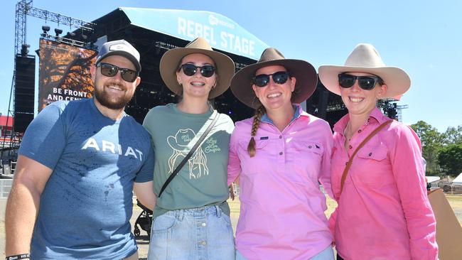Greg Bonsey, Tegan Bonsey, Jess Cockroft, Bianca Johnson. CMC Rocks Saturday March 18, 2023. Picture John Gass