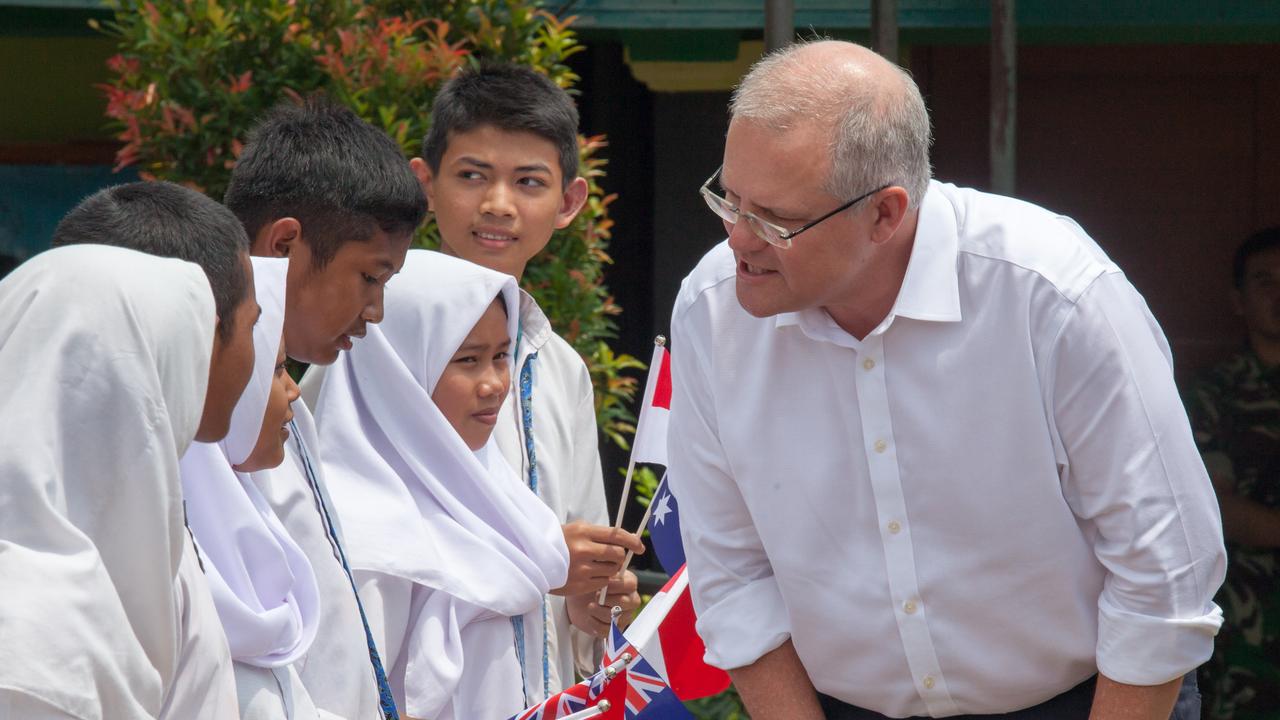 The ABC noted the PM ‘appeared relaxed and confident’ throughout. Picture: Graham Crouch