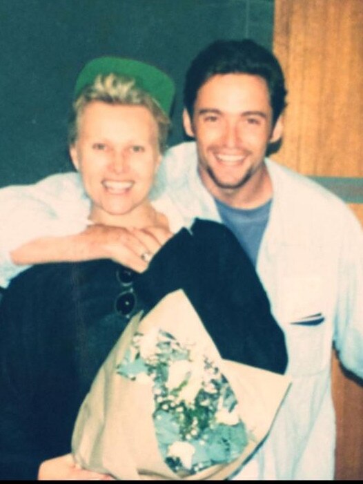 Hugh Jackman and Deborra-Lee Furness on the first day of their honeymoon. Picture: Instagram