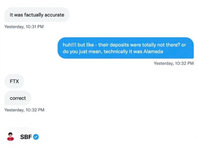 The Twitter direct messages between Vox reporter Kelsey Piper and Sam Bankman-Fried.