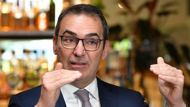 Premier Steven Marshall is lobbying the AFL for Showdown 48 to be played where it should be – in Adelaide. Picture: AAP Image/David Mariuz