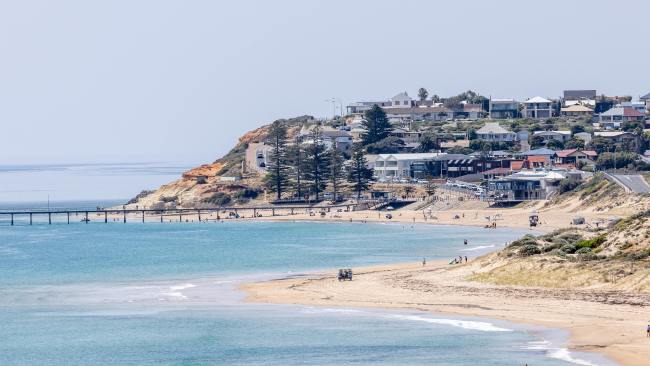 Located about 33 kilometres south of Adelaide, Port Noarlunga is known as a picturesque surf beach and a popular tourist destination. Picture: Ben Clark