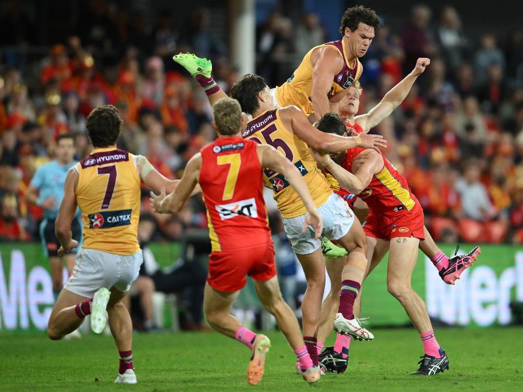 The Lions and Suns will go head-to-head on Magic Round weekend. Picture: Matt Roberts