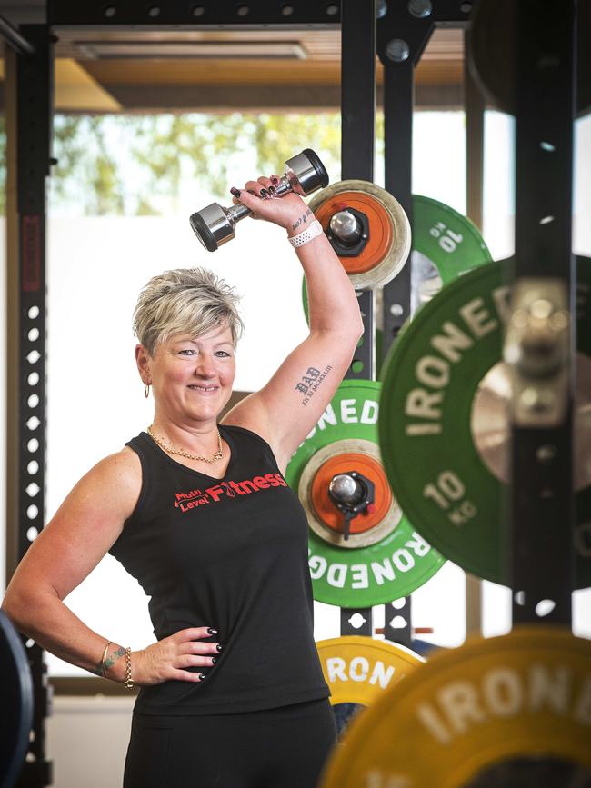 Personal Trainer Michelle Leaman of Multi Level Fitness at ZAP Glenorchy. Picture:Chris Kidd