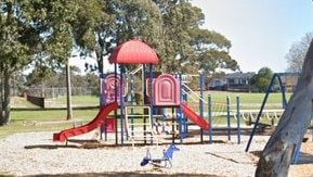 A Noble Park man who targeted children in the Parkfield playground has walked from jail. Picture: Google Maps