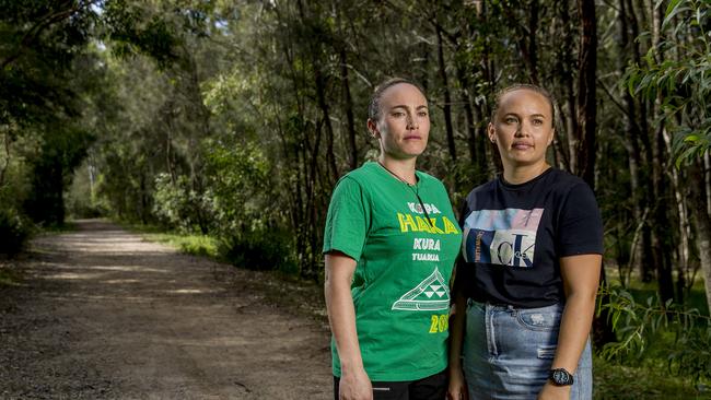 Sisters Marama Gray and Awhi Gray, are part of a small group of Kiwis on the Gold Coast who are working behind the scenes to raise money, get food to Kiwis who aren't entitled to any centrelink benefits but have lost jobs because of COVID-19. Picture: Jerad Williams