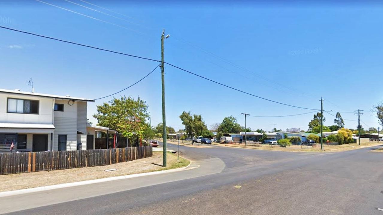 STREET BRAWL: A Mackie/Barber Street home was smashed up during violent street brawl in Chinchilla on the Western Downs. Pic: Google Maps