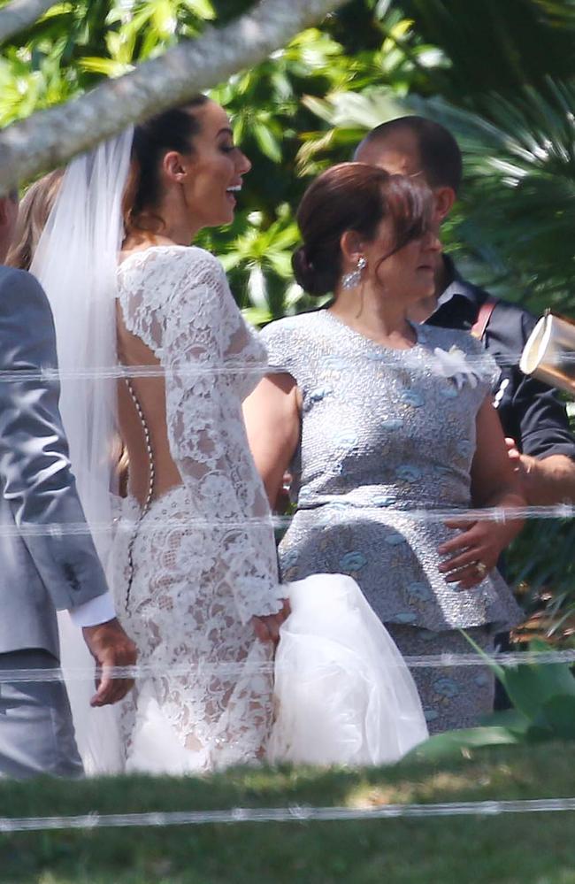 Snezana looked happy and relaxed on her big day. Picture: Matrix