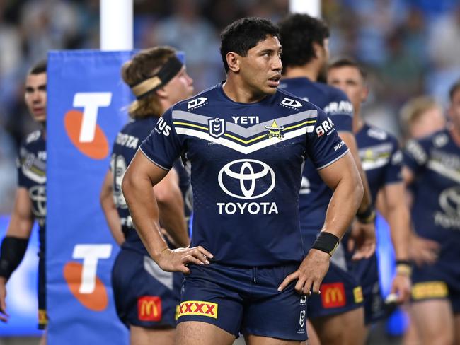 The Cowboys have received some good news, with Jason Taumalolo tracking ahead of schedule in his return from a Lisfranc injury. Picture: NRL Imagery