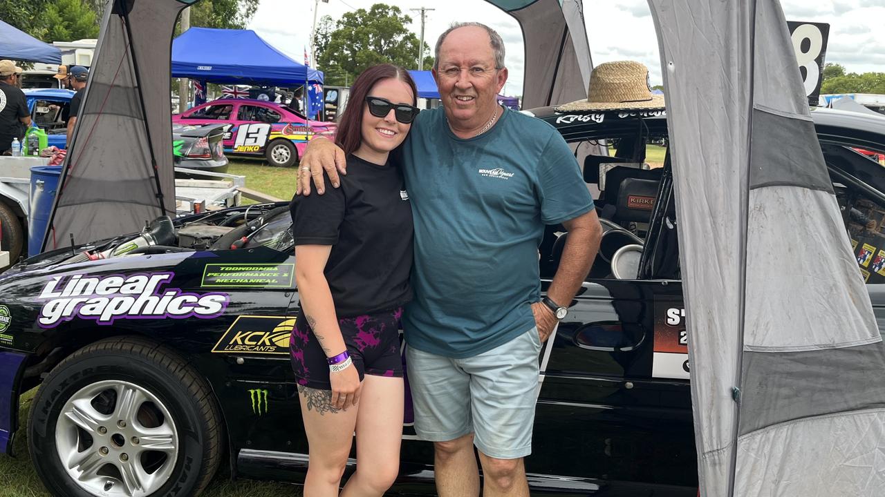 Father and daughter duo, Kristy and Gary Bonwick, Toowoomba.