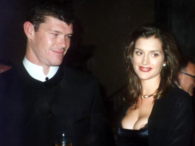 James Packer and Kate Fischer in 1997.