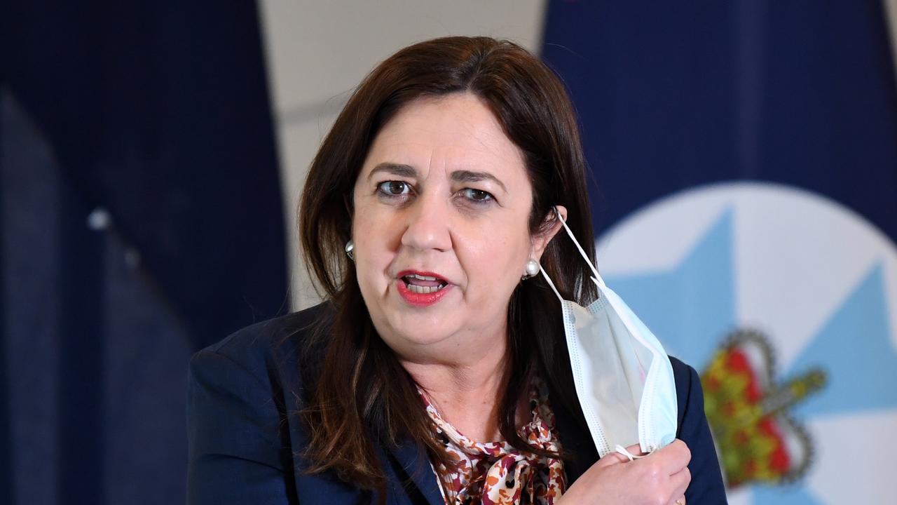 Ms Palaszczuk has imposed new restrictions as new cases continue to grow. Picture: NCA NewsWire / Dan Peled