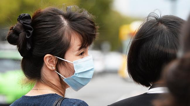 Xianting Kong, left, wife of businessman Hongtao Liu. Picture: NCA NewsWire / Brenton Edwards.