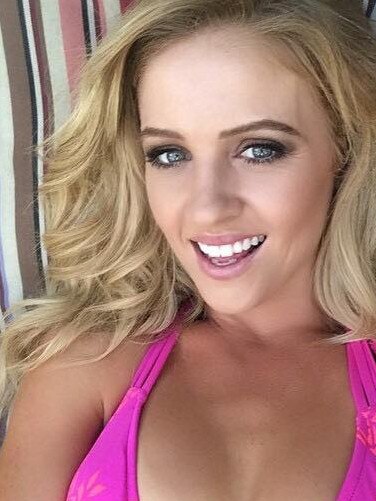 Former NRL cheerleader and Beauty and the Geek cast member Jordan Finlayson.