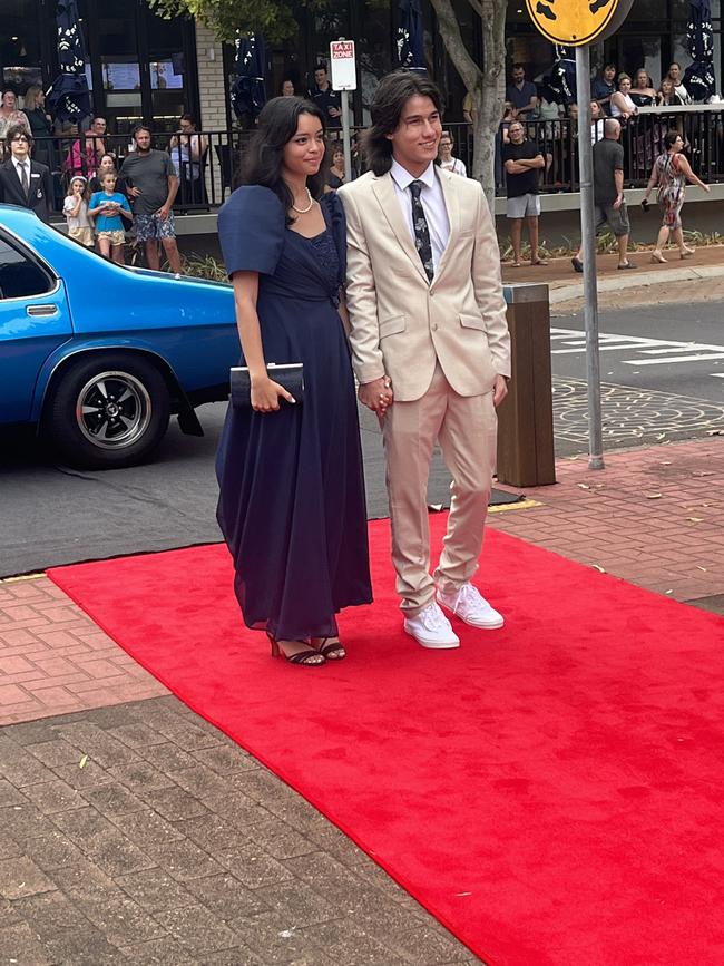 The students arrive at Urangan State High School's formal.