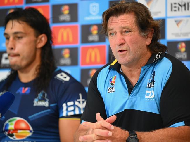 The Titans insist coach Des Hasler is not facing the sack. Picture: NRL photos