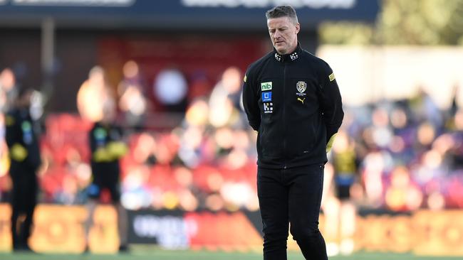 Damien Hardwick has apologised for his behaviour at the VFL. Picture: Getty Images