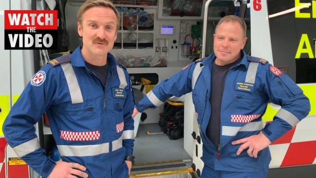 Shared history discovered between two paramedics