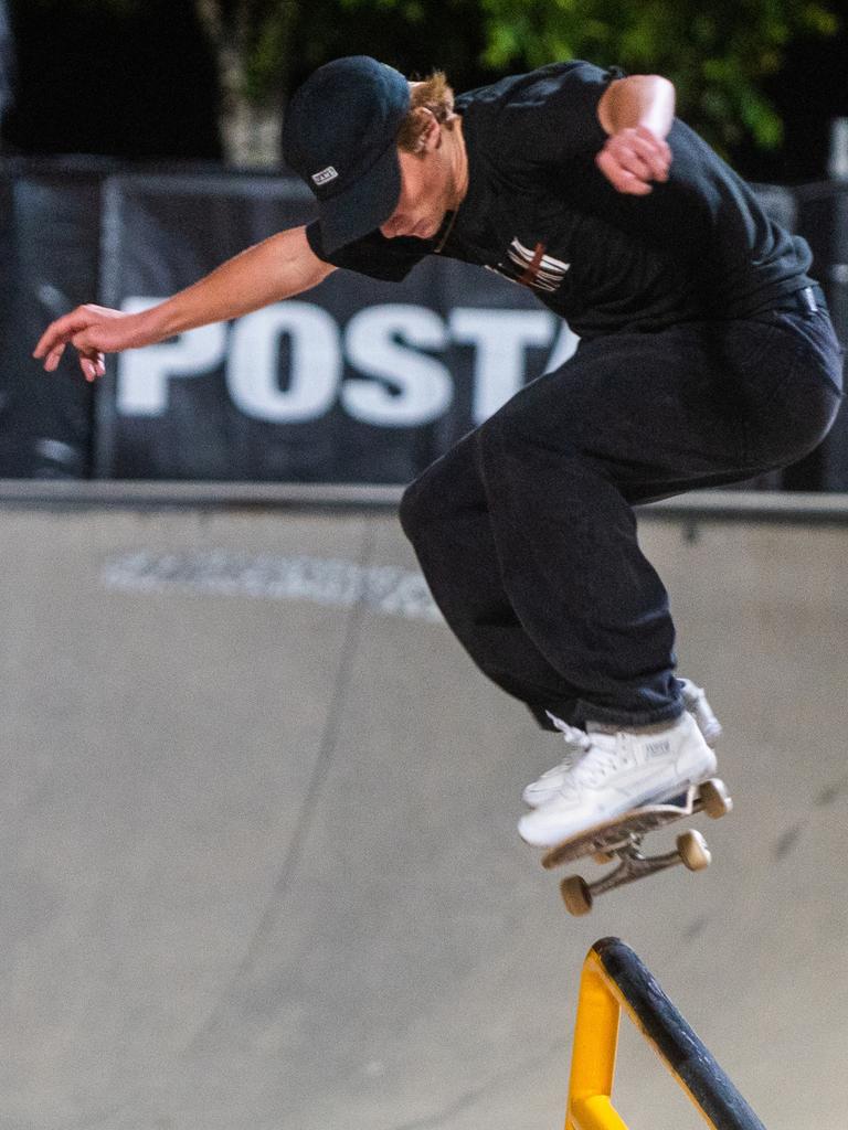 Rome Collyer at Rumble On The Reef Sugar Bowl Skatepark Saturday 23 September 2023 Picture:Michaela Harlow