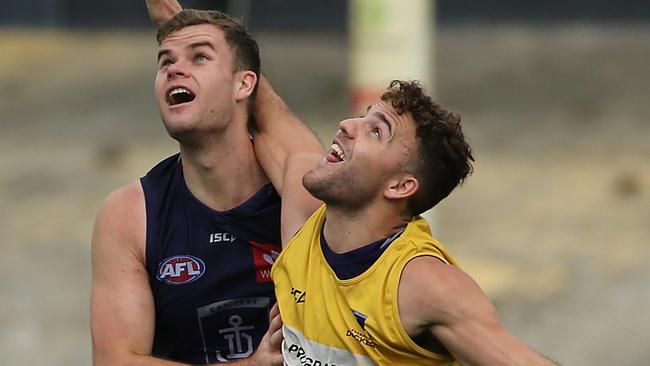 Coaches who traded for Griffin Logue (right) could be forced to make a swift call after his scoring drop off. Picture: Paul Kane/Getty Images.