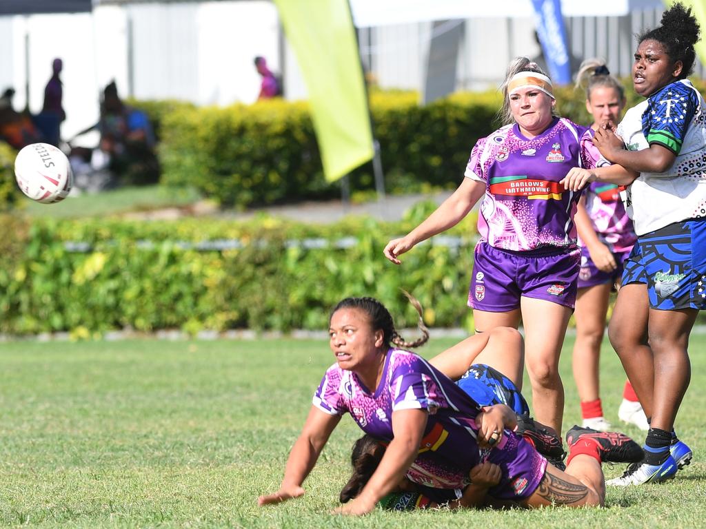 Warba Wangarunya Rugby League Carnival: Emu Park vs FNQ Stingers in the women’s grand final.