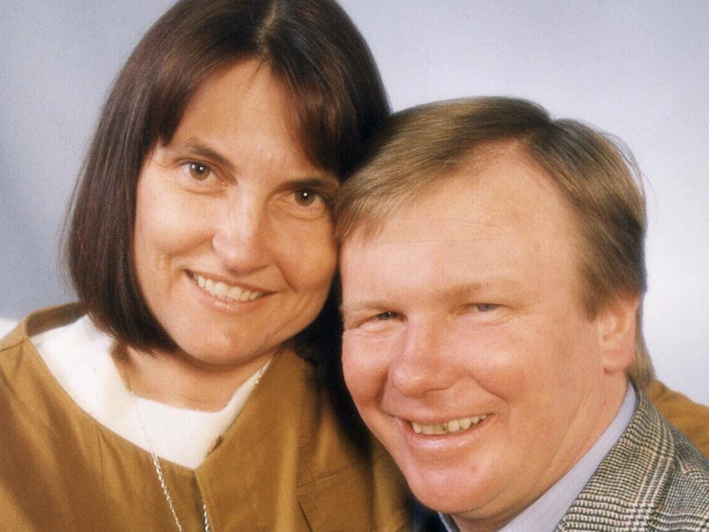 Julieanne Gilbert with her husband Frank Gilbert. They were engaged at the time, and this photo was his headshot as the Labor candidate for Dawson in 1996.