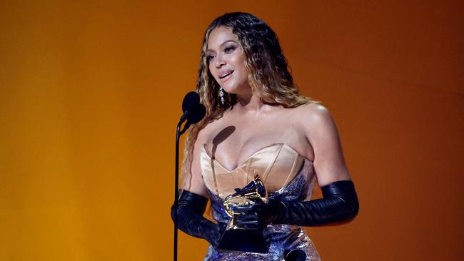 Beyonce becomes the most decorated artist in Grammys history, clinching her 32nd award for best dance/electronic music album. Picture: Getty Images