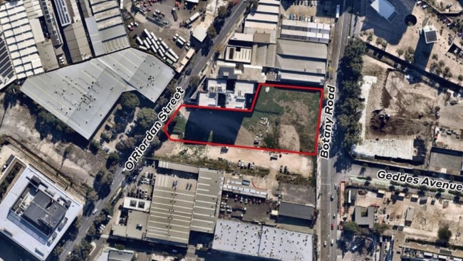 330-332 Botany Rd Alexandria is the site of an affordable housing proposal which seeks consent to construct 275 apartments. Picture: Ethos Urban