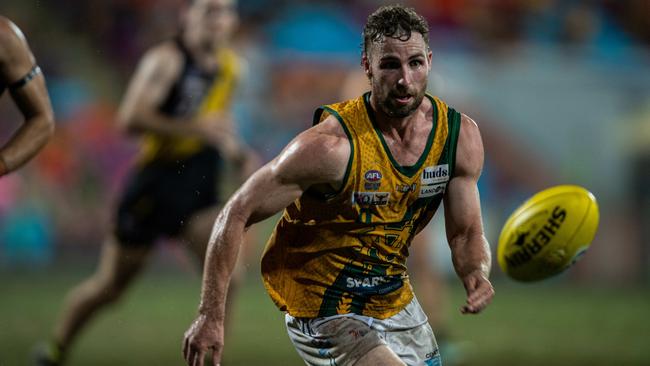 Dylan Landt in the 2023-24 NTFL Men's Grand Final between Nightcliff and St Mary's. Picture: Pema Tamang Pakhrin