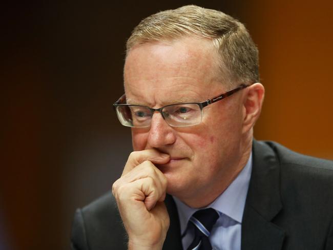 Philip Lowe, governor of the Reserve Bank of Australia (RBA), attends a hearing before the House of Representatives economics committee in Sydney, Australia, on Friday, Feb. 22, 2019. LoweÂ said he retains the policy flexibility to respond to the trajectory of the economy, reiterating that the chances of an interest-rate hike and cut are more evenly balanced. Photographer: Brendon Thorne/Bloomberg