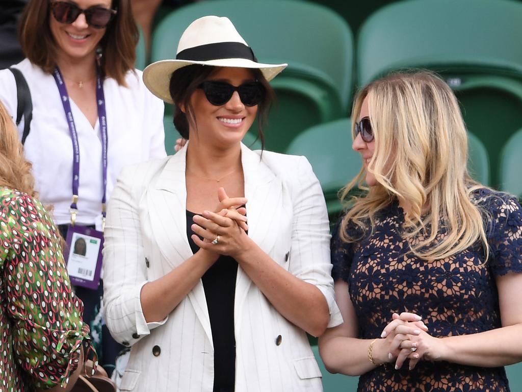 Meghan Markle at Wimbledon this week. Picture: Getty Images