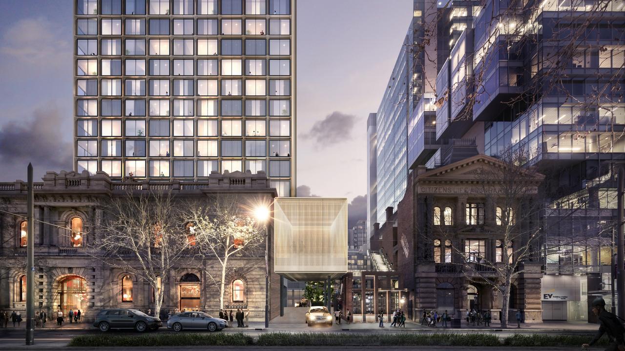 Artist's impression of the $200m Marriott hotel development at the GPO site. Picture: Supplied by Greaton