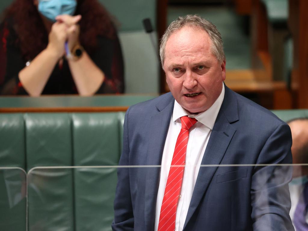 Barnaby Joyce was the subject of the ‘appalling’ tweet. Picture: NCA NewsWire / Gary Ramage