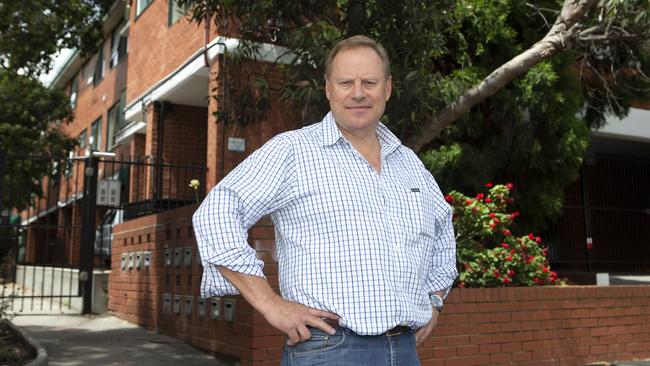 Phil Defegely, 58, does not want changes to negative gearing. He has three investment properties. Picture: Sarah Matray