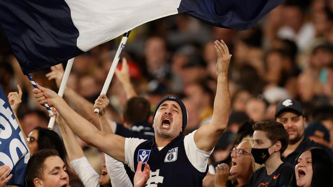 Carlton fans packed out the MCG. Picture: Getty Images