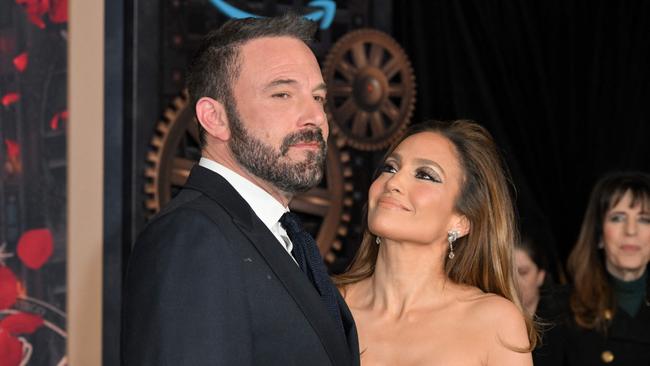 Jennifer Lopez and Ben Affleck attend Amazon's This is Me... Now: A Love Story premiere. Picture: Robyn Beck/AFP