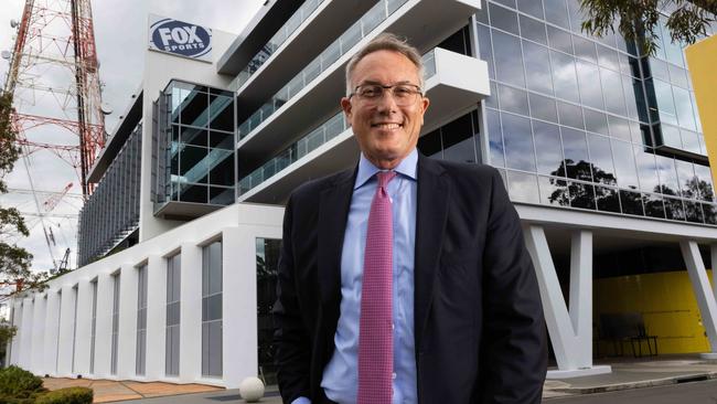 Foxtel CEO Patrick Delany at the Foxtel offices in Artarmon, Sydney. Flash will be the third streaming service launched by the Foxtel Group in as many years. Picture: Ryan Osland