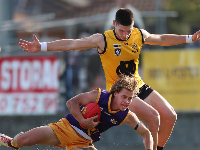 WorkSafe Interleague Championship, Goulburn Valley L  V Ovens & Murray FNL, at Deaken Reserve, Shepparton, Matthew Lias, 10,  Goulburn Valley l  &    Ovens & Murray FNL,  Picture Yuri Kouzmin