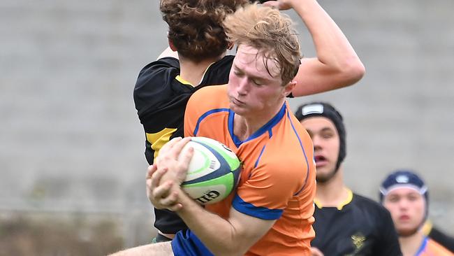 Marist College Ashgrove player Tom HowardAIC First XV rugby between St Laurence's and Marist College Ashgrove.Saturday June 1, 2024. Picture, John Gass