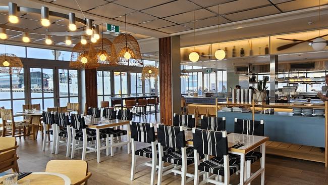 Franklin Wharf Restaurant &amp; Bar’s classy interior. Picture: Supplied