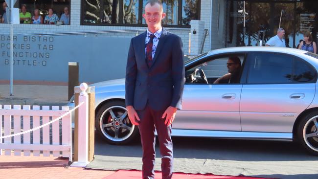 Urangan State High School students celebrating their formal.