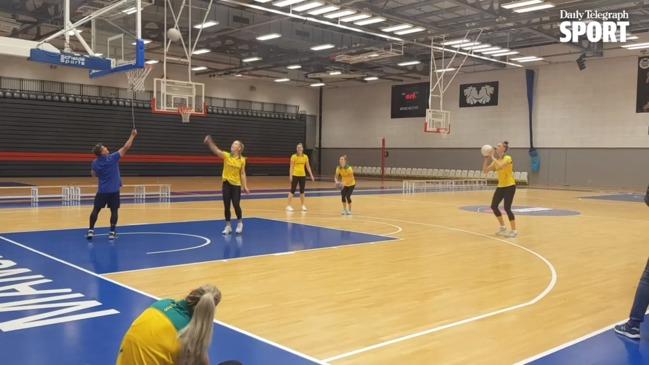 Aussie Diamonds stars tour the England’s National Basketball Performance Centre