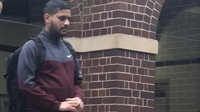 Bijay Koirala, 33, of Dee Why outside Manly Local Court on Wednesday, where he is facing charges of assaulting and then stalking and intimidating a 13-year-old boy at Dee Why. Picture: Manly Daily