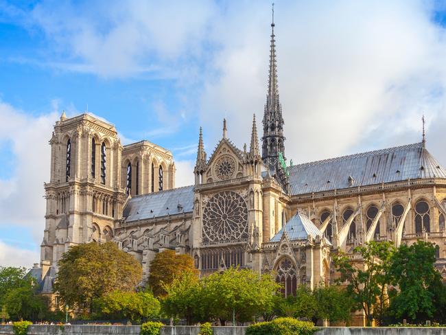 An exterior showing the now fallen steeple. Picture: istock